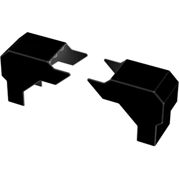 Multi Frame Corner Caps, Black