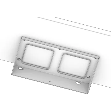 Platform:6 Single Side-Shelf Frame for Pegboard
