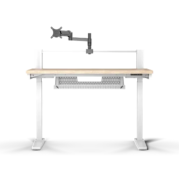 Platform:4 Elevate Desk - Wood, Light Pine Stain