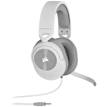 HS55 STEREO Wired Gaming Headset — White