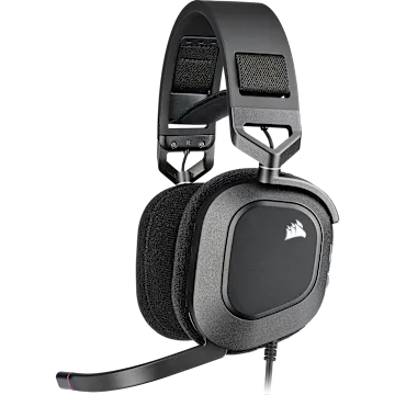 HS80 RGB USB Wired Gaming Headset — Carbon (Revival Series)