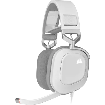 HS80 RGB USB Wired Gaming Headset — White