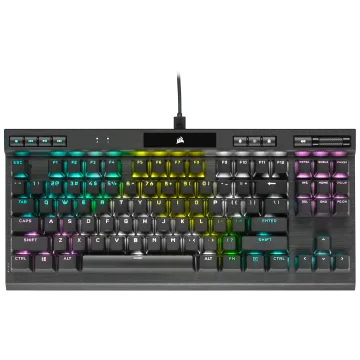 K70 RGB TKL CHAMPION SERIES Optical-Mechanical Gaming Keyboard with PBT DOUBLE SHOT PRO Keycaps (NA)