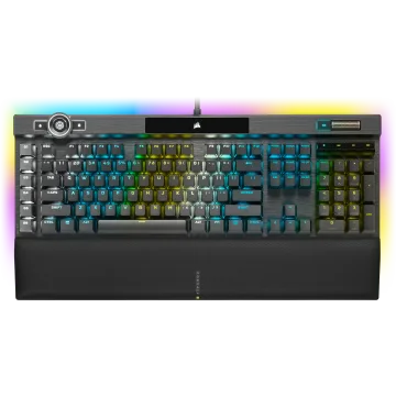 K100 RGB Optical-Mechanical Gaming Keyboard — CORSAIR OPX Switch — Black