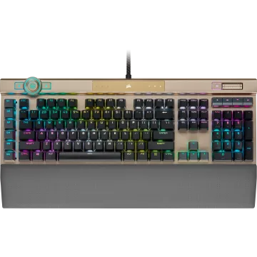 K100 RGB Optical-Mechanical Gaming Keyboard - Midnight Gold (AR)