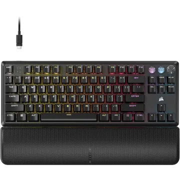 K70 PRO TKL High-Performance Hall Effect Programmable Gaming Keyboard with Rapid Trigger