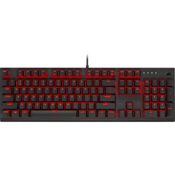 K60 PRO Mechanical Gaming Keyboard — Red LED — 100% CHERRY MV Mechanical Keyswitches — Black