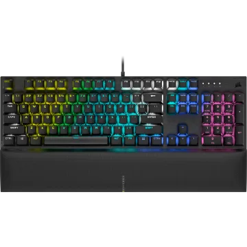 K60 RGB PRO SE Mechanical Gaming Keyboard — 100% CHERRY MV Mechanical Keyswitches — Black