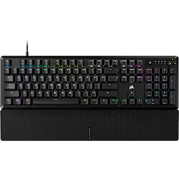 K70 CORE RGB Mechanical Gaming Keyboard with Palm Rest — Black