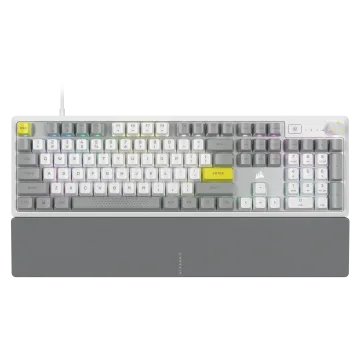 K70 CORE SE RGB Mechanical Gaming Keyboard with Palm Rest — White