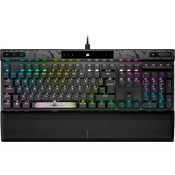 K70 MAX RGB Magnetic-Mechanical Gaming Keyboard — Adjustable CORSAIR MGX Switches — Steel Grey (UK)