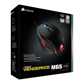 VENGEANCE® M65 RGB FPS Laser Gaming Mouse — Black