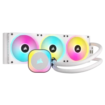 iCUE LINK H150i RGB AIO Liquid CPU Cooler - White