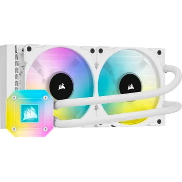 iCUE H100i ELITE CAPELLIX Liquid CPU Cooler — White