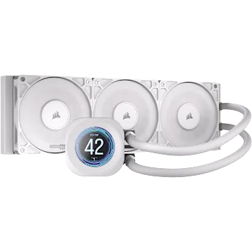 NAUTILUS 360 RS LCD Liquid CPU Cooler - White