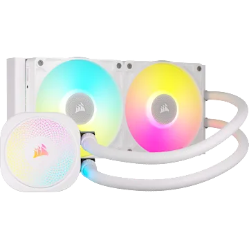 iCUE LINK TITAN 240 RX RGB AIO Liquid CPU Cooler - White (Refurbished)