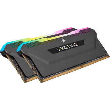 VENGEANCE RGB PRO SL 16GB (2x8GB) DDR4 DRAM 3200MHz C16 Memory Kit – Black