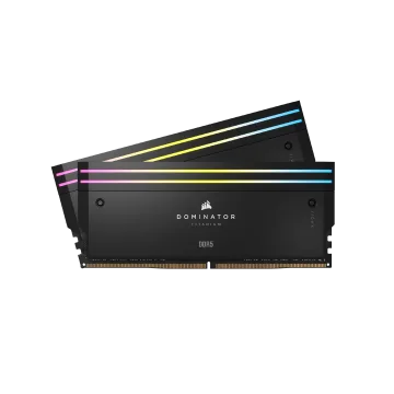 DOMINATOR® TITANIUM RGB 48GB (2x24GB) DDR5 DRAM 6400MT/s CL36 Intel XMP Memory Kit — Black