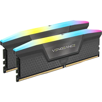 VENGEANCE® RGB 96GB (2x48GB) DDR5 DRAM 6000MT/s CL36 AMD EXPO & Intel XMP Memory Kit
