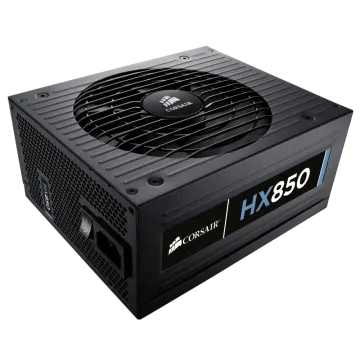 HX Series™ HX850 Power Supply — 850 Watt 80 PLUS® Gold Certified Modular PSU