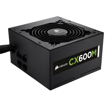 CX Series™ Modular CX600M ATX Power Supply — 600 Watt 80 PLUS® Bronze Certified Modular PSU