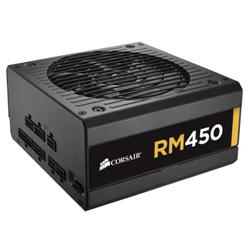 RM Series™ RM450 — 450 Watt 80 PLUS® Gold Certified Fully Modular PSU (KR Plug)