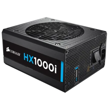 HXi Series™ HX1000i High-Performance ATX Power Supply — 1000 Watt 80 Plus® PLATINUM Certified PSU