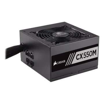 CX Series™ CX550M — 550 Watt 80 PLUS® Bronze Certified Modular ATX PSU