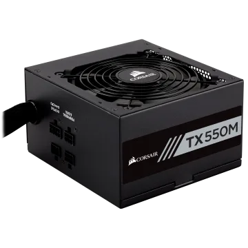 TX-M Series™ TX550M — 550 Watt 80 Plus® Gold Certified PSU