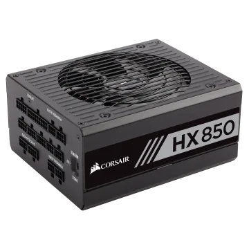 HX Series™ HX850 — 850 Watt 80 PLUS® PLATINUM Certified Fully Modular PSU (EU)