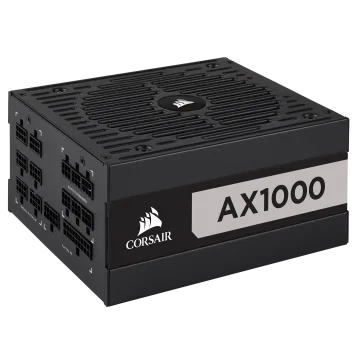 AX Series™ AX1000 — 1000 Watt 80 PLUS® Titanium Certified Fully Modular ATX PSU (AR)
