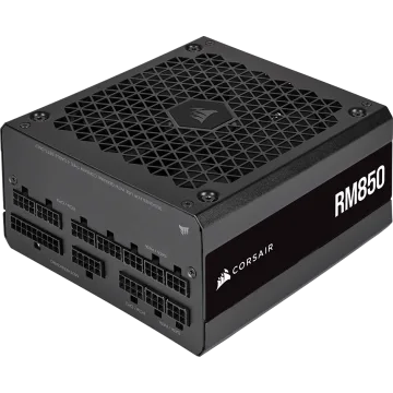RM Series RM850 — Fonte de alimentação ATX totalmente modular de 850 Watts e com a certificação 80 PLUS Gold