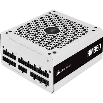 RM White Series™ RM850 — 850 Watt 80 PLUS Gold Fully Modular ATX PSU