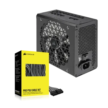 RM1000x Shift with Premium Sleeved Type-5 Pro Cables Kit - White/Black