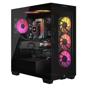 VENGEANCE a7500 Gaming PC: AMD Ryzen 5 9600X, GeForce RTX 4070, 32GB DDR5, 1TB M.2 SSD, Win11 Home