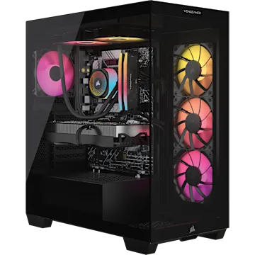 VENGEANCE i7500 Gaming PC: Intel Core i7-14700KF, GeForce RTX 5070 Ti, 32GB DDR5, 1TB M.2 SSD, Win11 Home