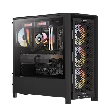 VENGEANCE a7500 AIR Gaming PC: AMD Ryzen 9 9950X3D, GeForce RTX 5090, 192GB DDR5, 6TB (2TB/4TB) M.2 SSD, Win11 Pro