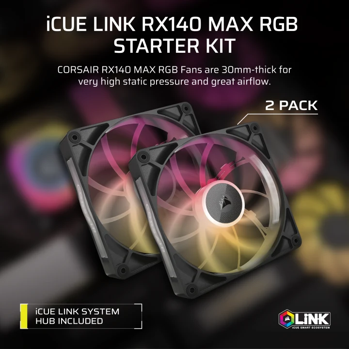 iCUE LINK RX140 MAX RGB