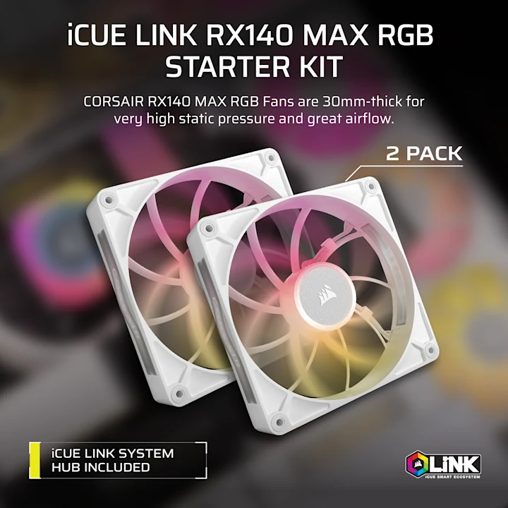 iCUE LINK RX140 MAX RGB