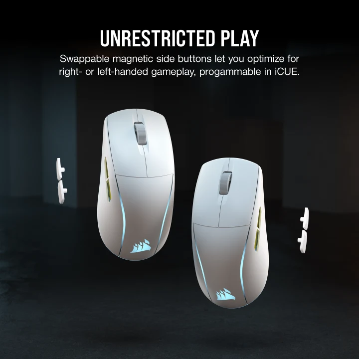 M75 WIRELESS Lightweight RGB Gaming Mouse, White