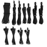 Premium Individually Sleeved PSU Cables Pro Kit Type 4 Gen 4 – Black