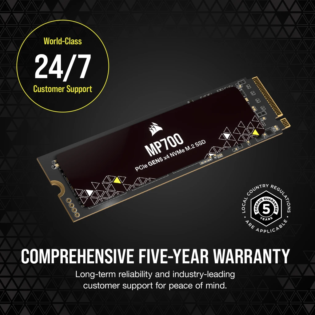Corsair MP700 PCIe 5 SSD Review: 2TB Screaming At 10GB/S