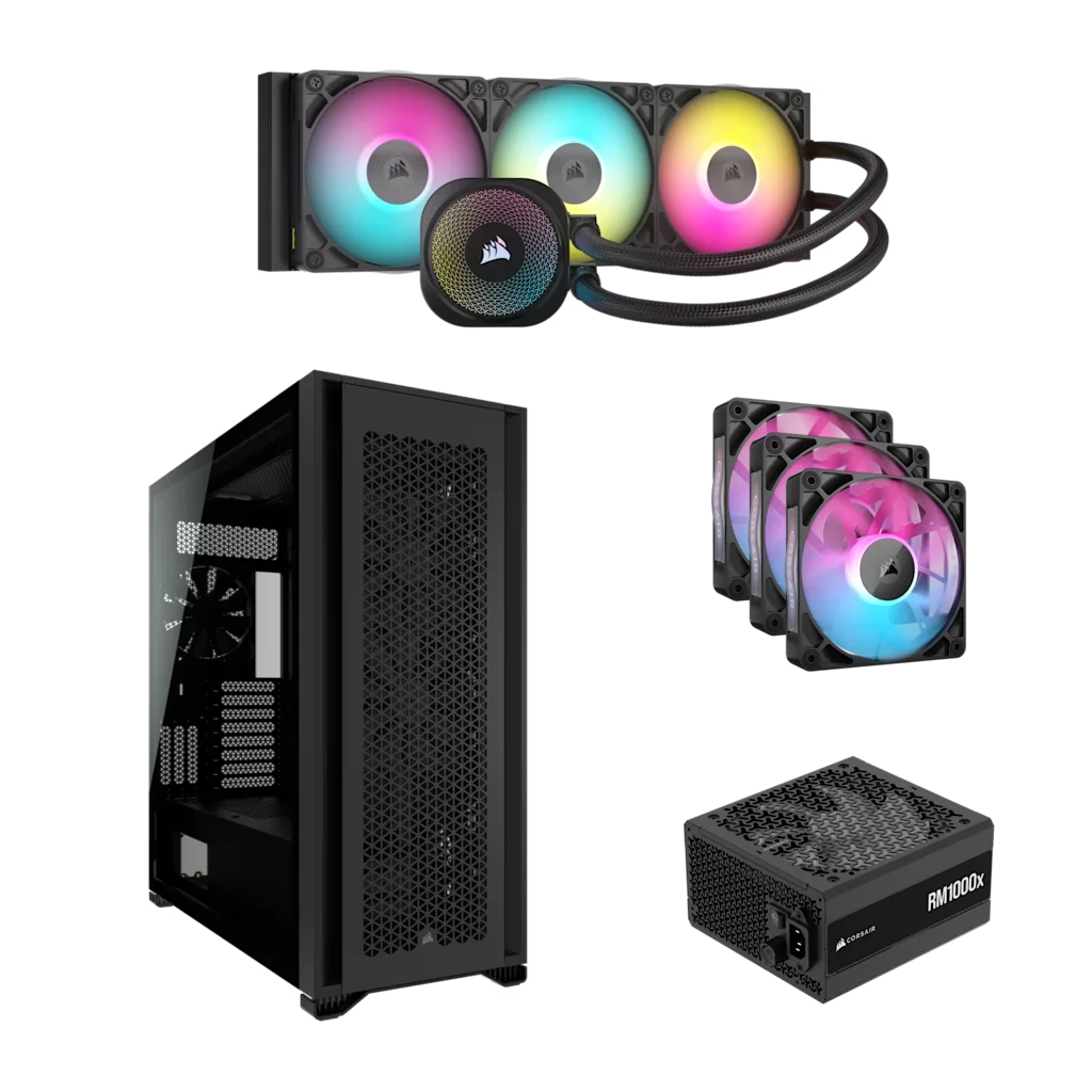 CORSAIR PCケース本体 ＋CORSAIR ファン 120mm 3個 Corsair、3基のファンを搭載したゲーミングPCケース - 価格.com