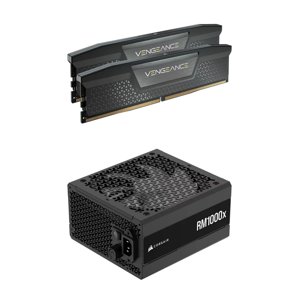 VENGEANCE® 128GB (2x64GB) DDR5 DRAM 6400MT/s CL42 Memory and RMx