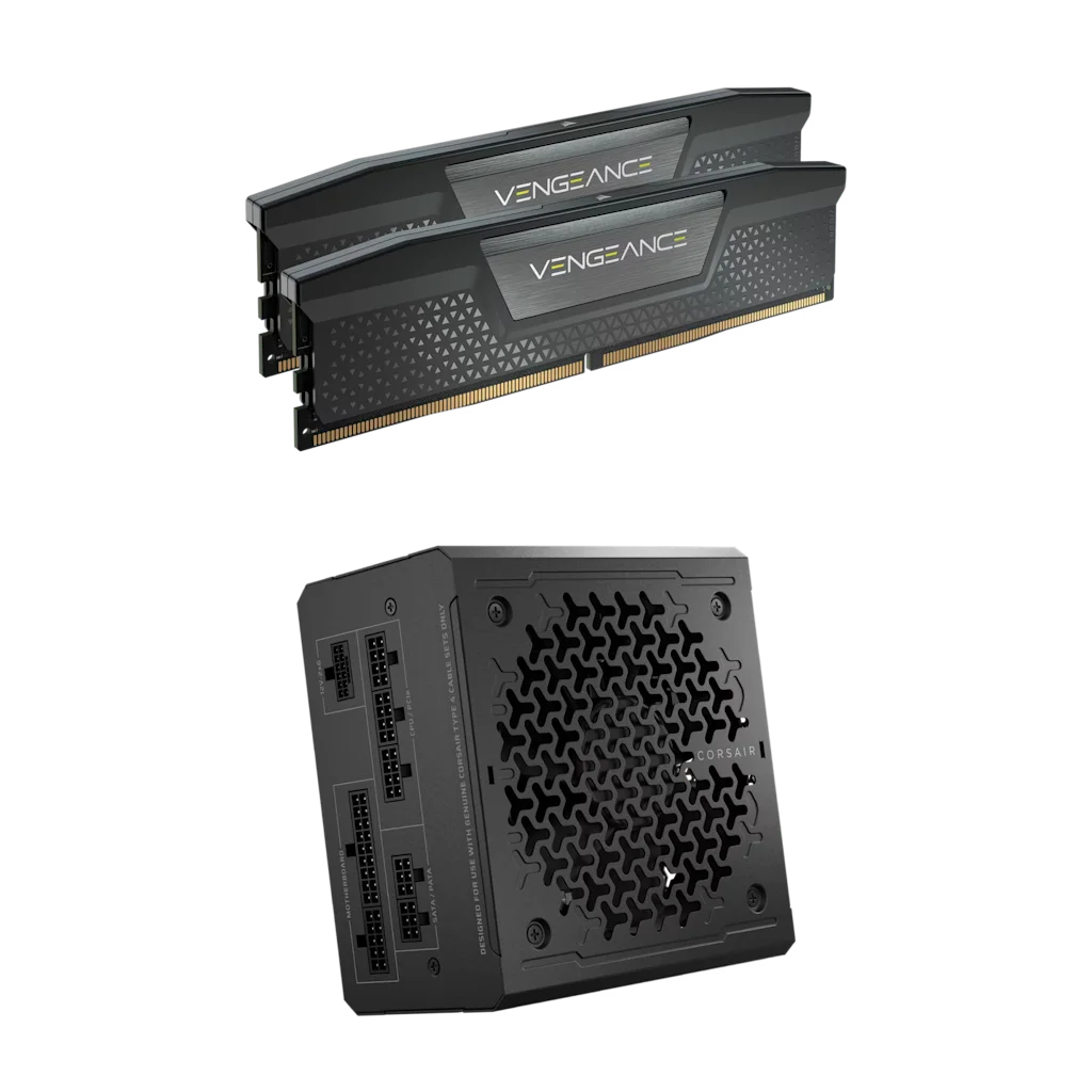VENGEANCE® 128GB (2x64GB) DDR5 DRAM 6400MT/s CL42 Memory and RMe