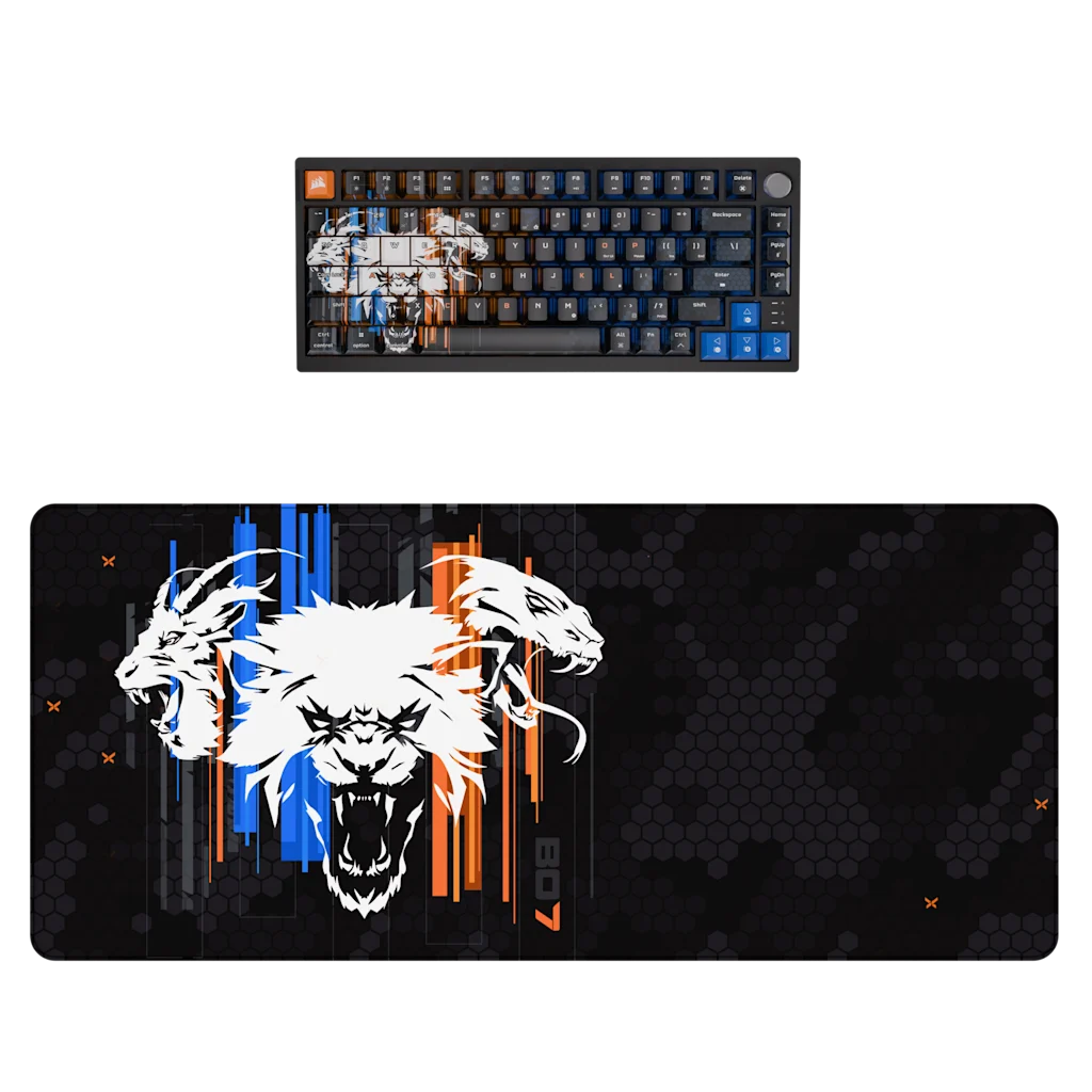 K65 Plus Keyboard and MM400 Mouse Pad CORSAIR x Call of Duty®: Black Ops 7 Edition Gaming