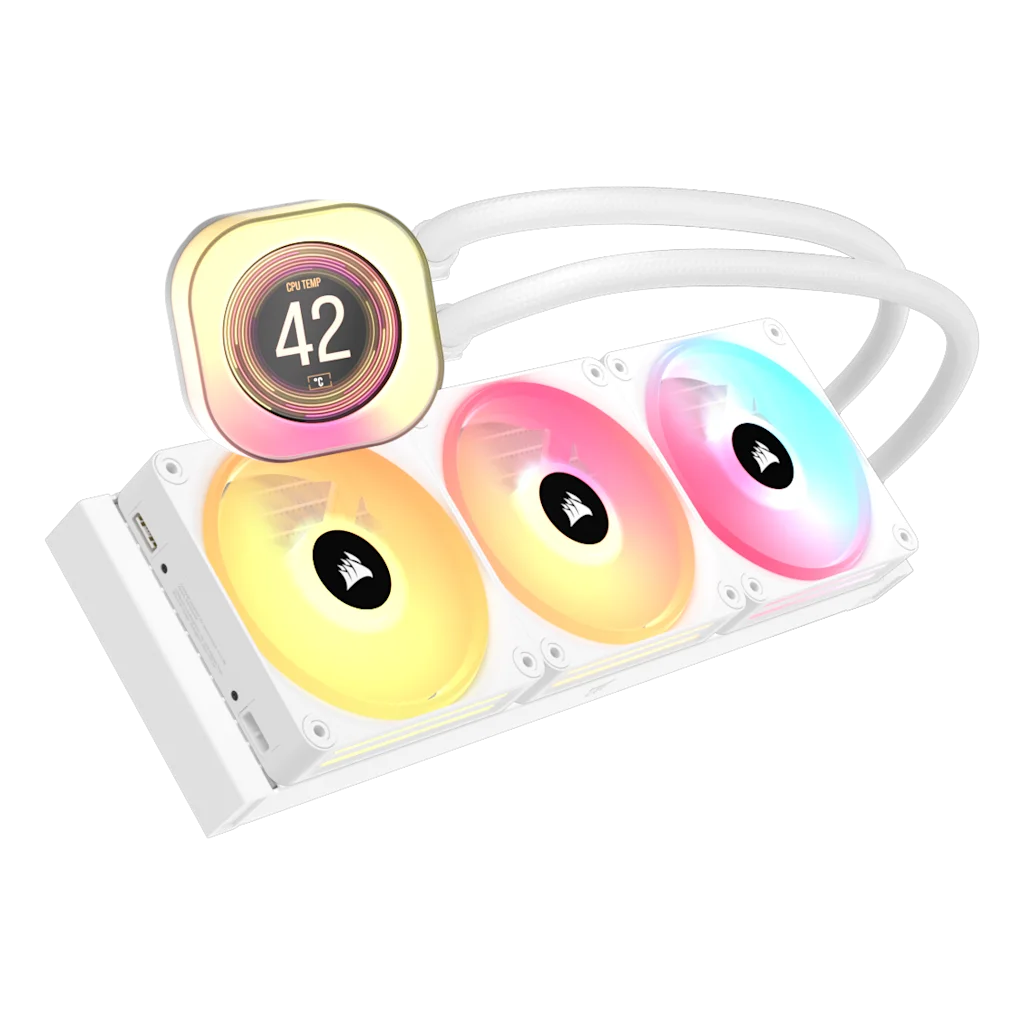 キ*グ様 Corsair 360mm AIO 水冷クーラー ホワイト Amazon | CORSAIR iCUE LINK H150i RGB White 360mmラジエーター