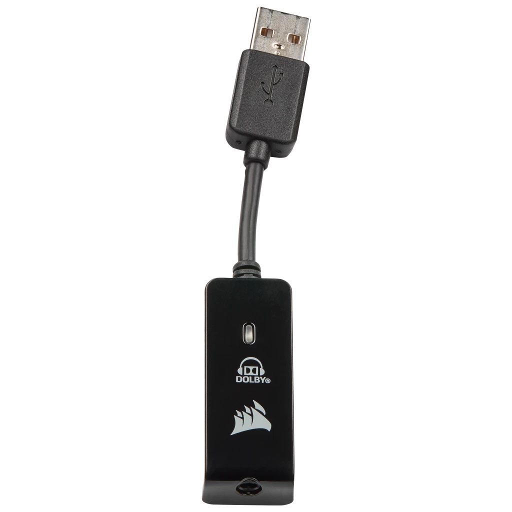 VOID PRO Surround USB Dolby 7.1 Adapter Red