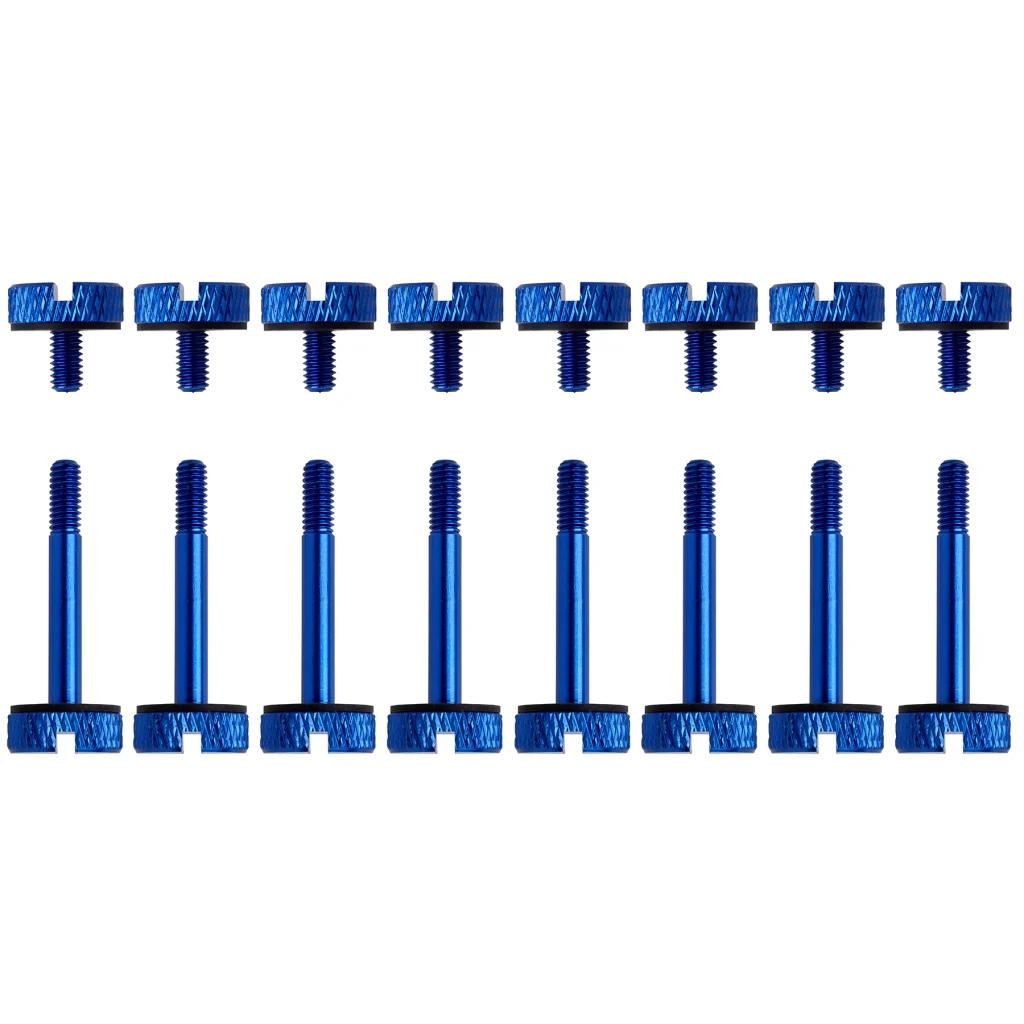 クリス Crystal Series 570X Blue Anodized Aluminum Thumbscrews