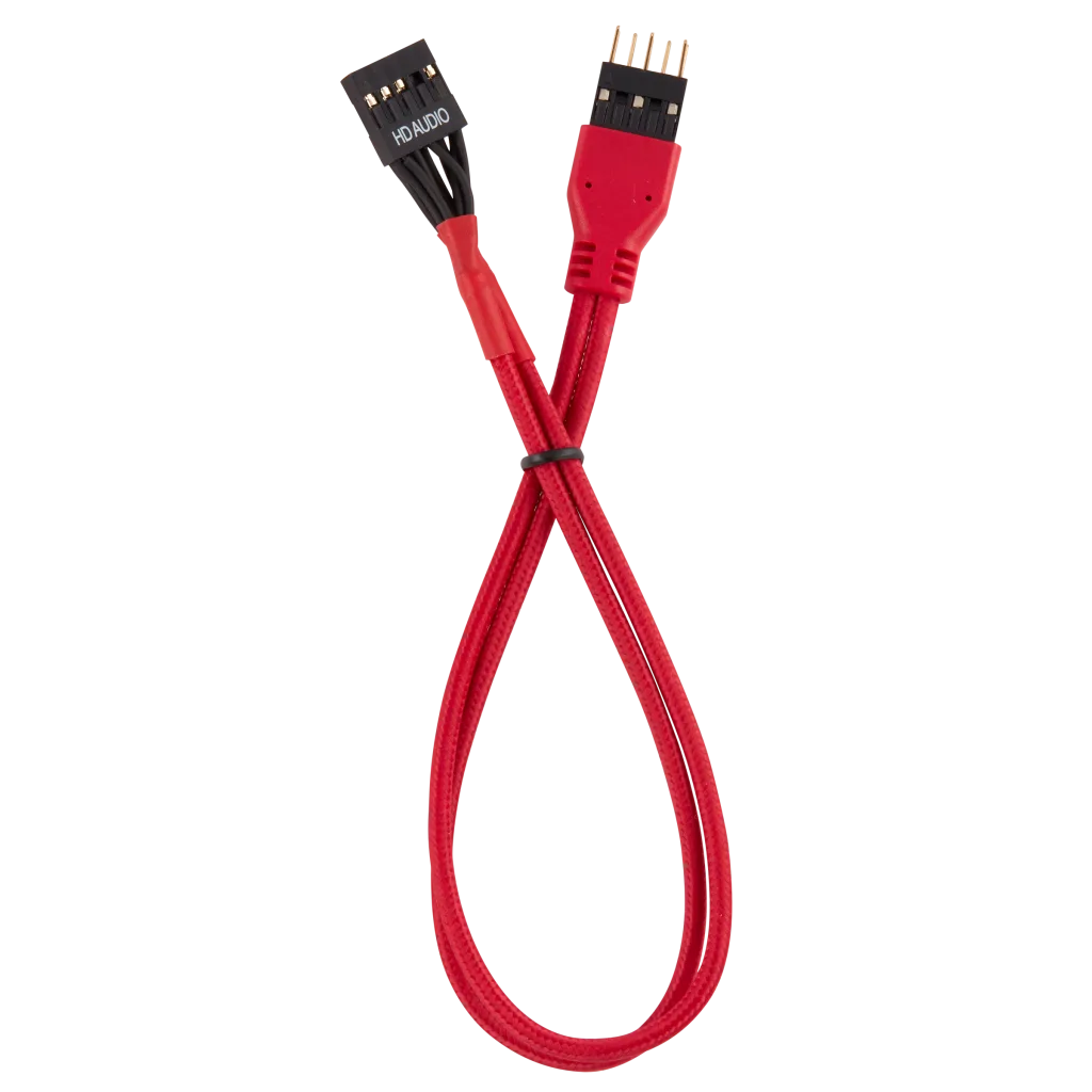 Premium Sleeved Front Panel Extension Kit 30cm — Red